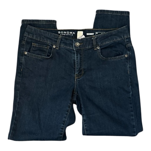 Sonoma Women's Deep Blue Skinny Jeans - Picture 4 of 6
